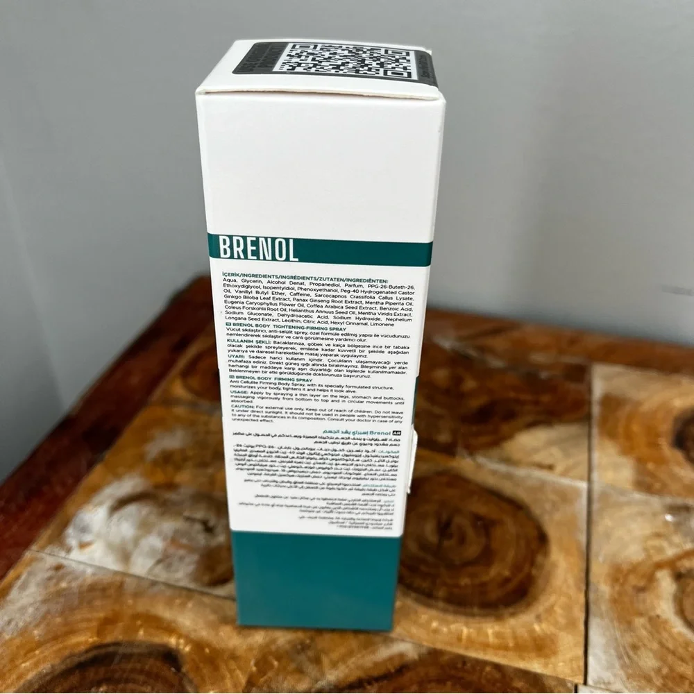 NEW Brenol Body Firming Spray Gynecomastia Natural Formula 100ml Tightening